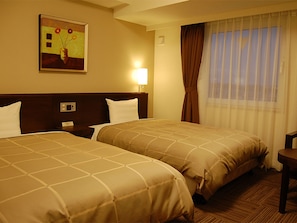 Desk, free WiFi, bed sheets - Hotel Route-Inn Natori (Natori)