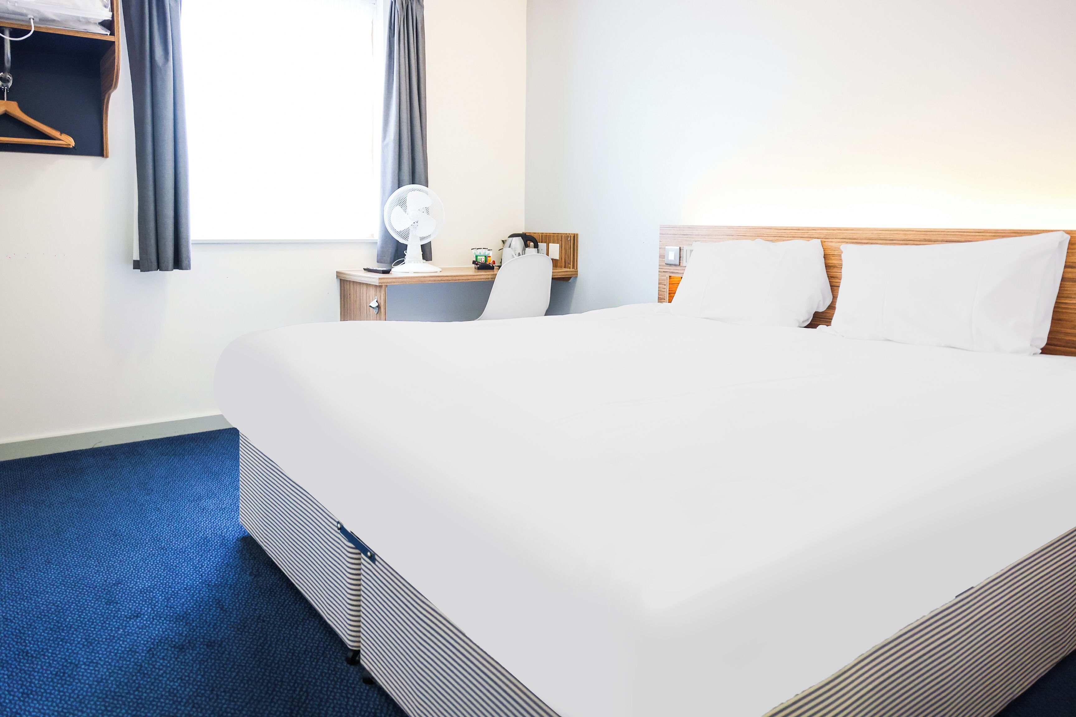 Standard Double Room | Desk, iron/ironing board, bed sheets