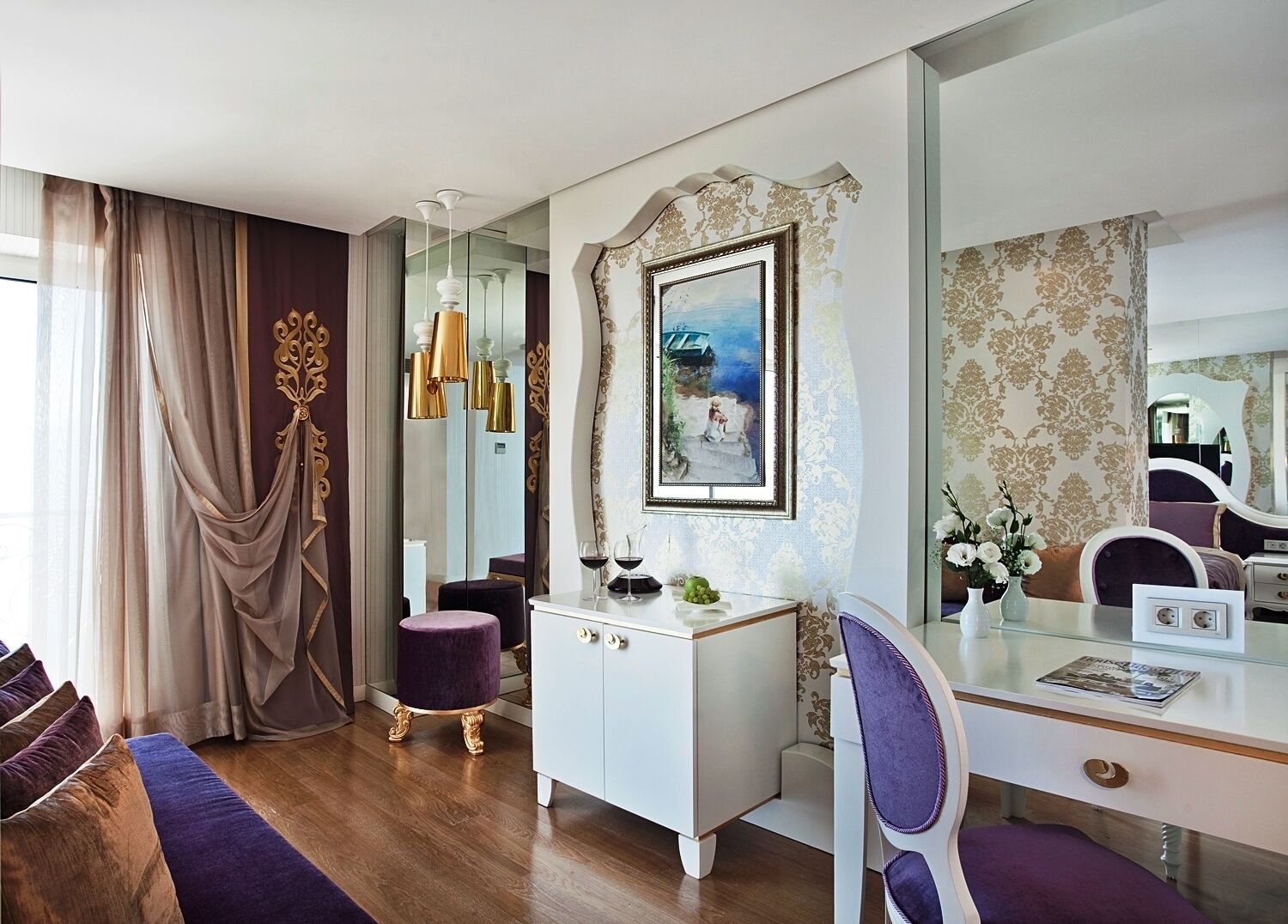 junior double room, 1 king bed, sea view | 1 bedroom, premium bedding, free minibar items, in-room safe