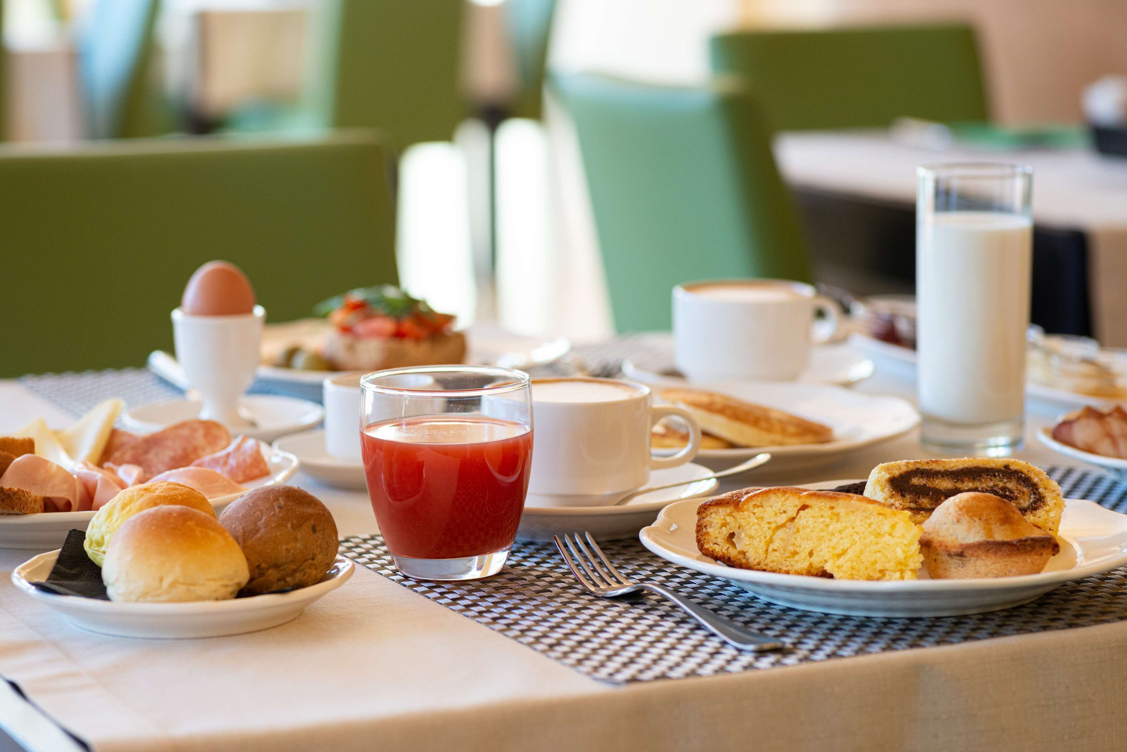 daily buffet breakfast (eur 12 per person)
