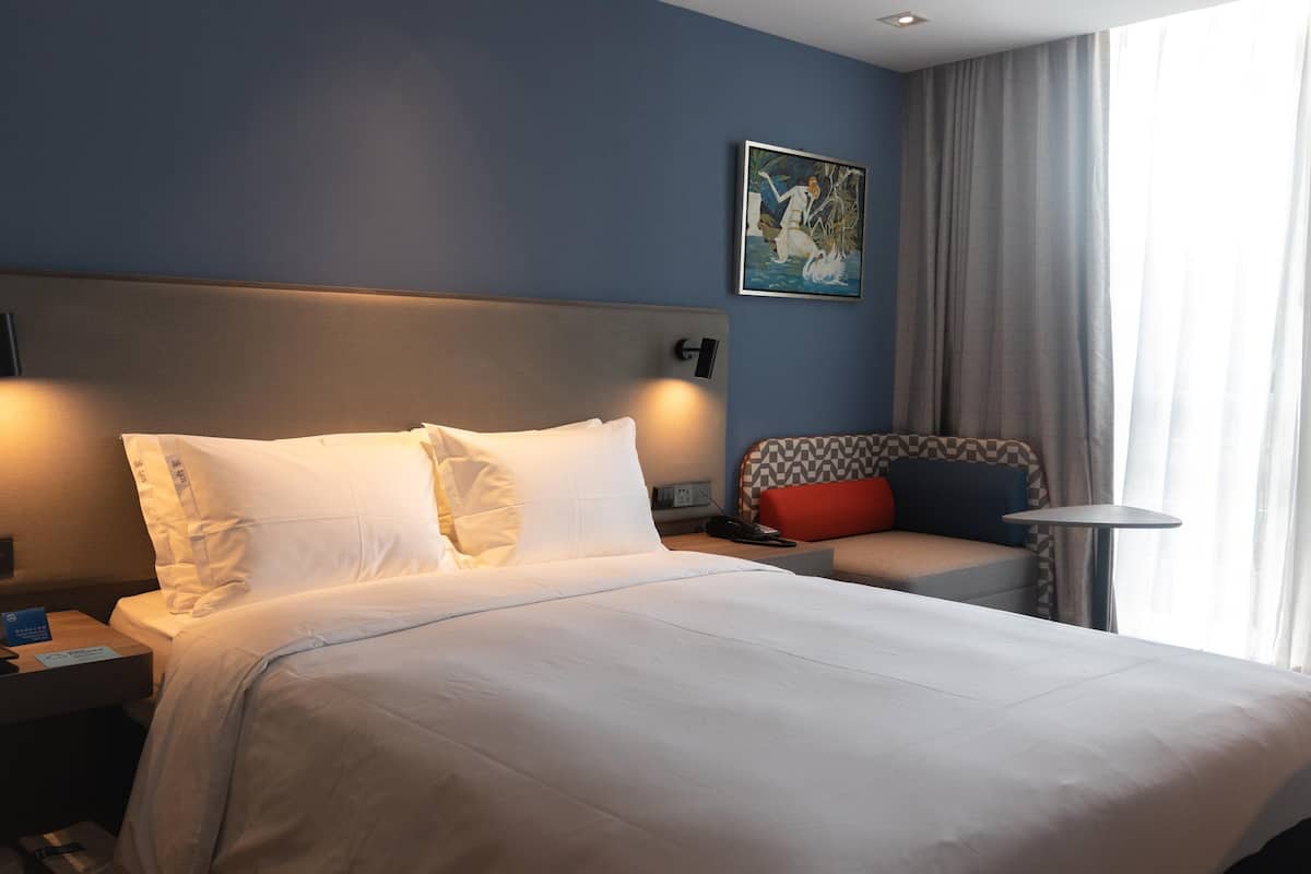 in-room safe, desk, blackout curtains, soundproofing