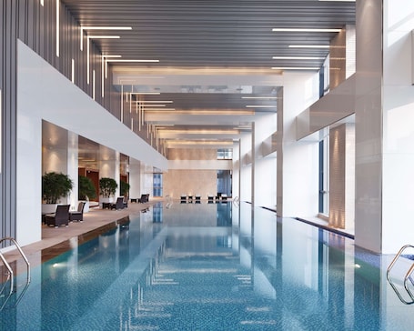 Una piscina techada