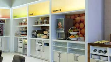 Free daily on-the-go breakfast