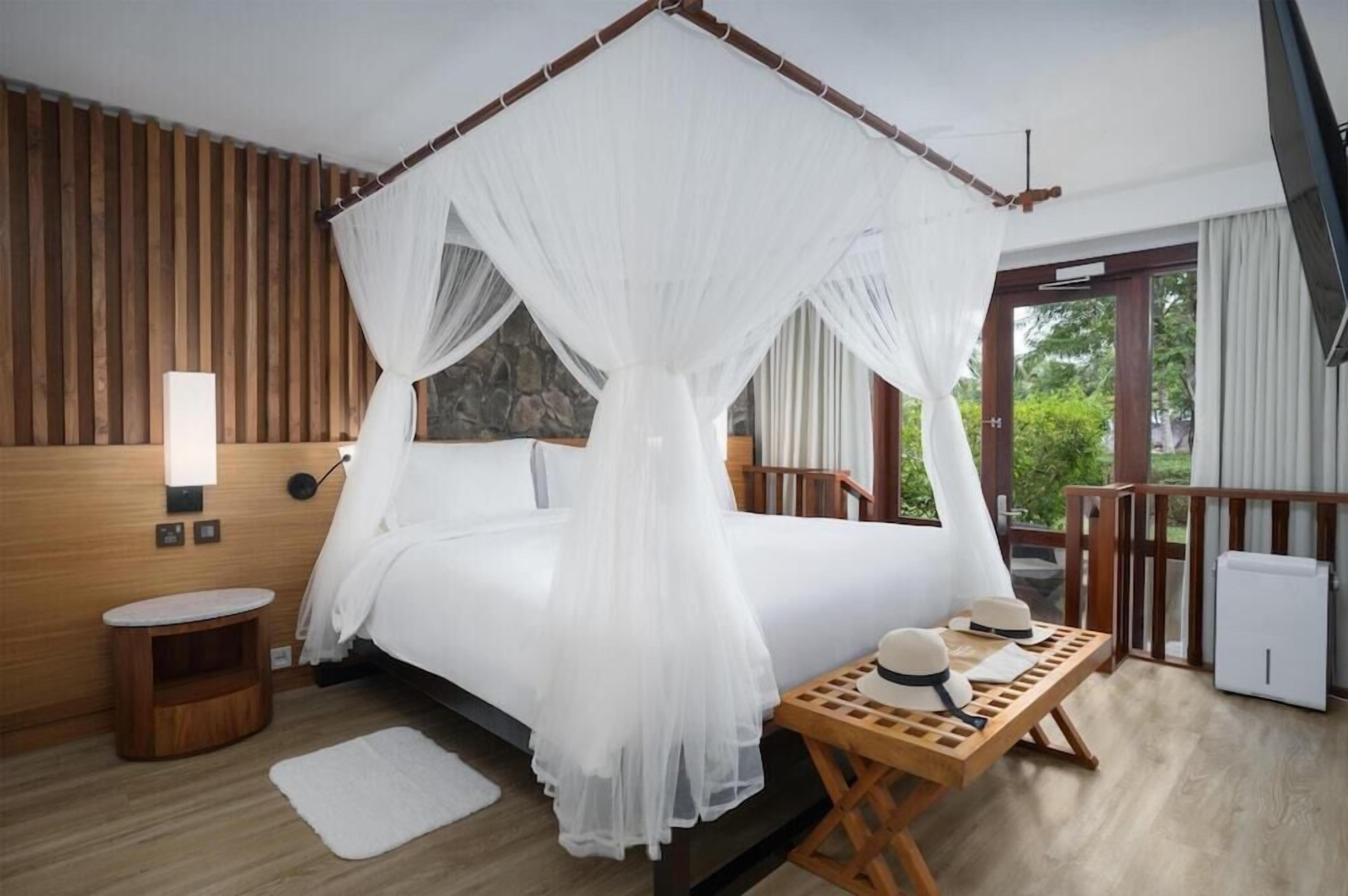 1 slaapkamer, luxe beddengoed, een minibar met enkele gratis items