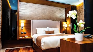 Suite | 1 slaapkamer, luxe beddengoed, een kluis op de kamer