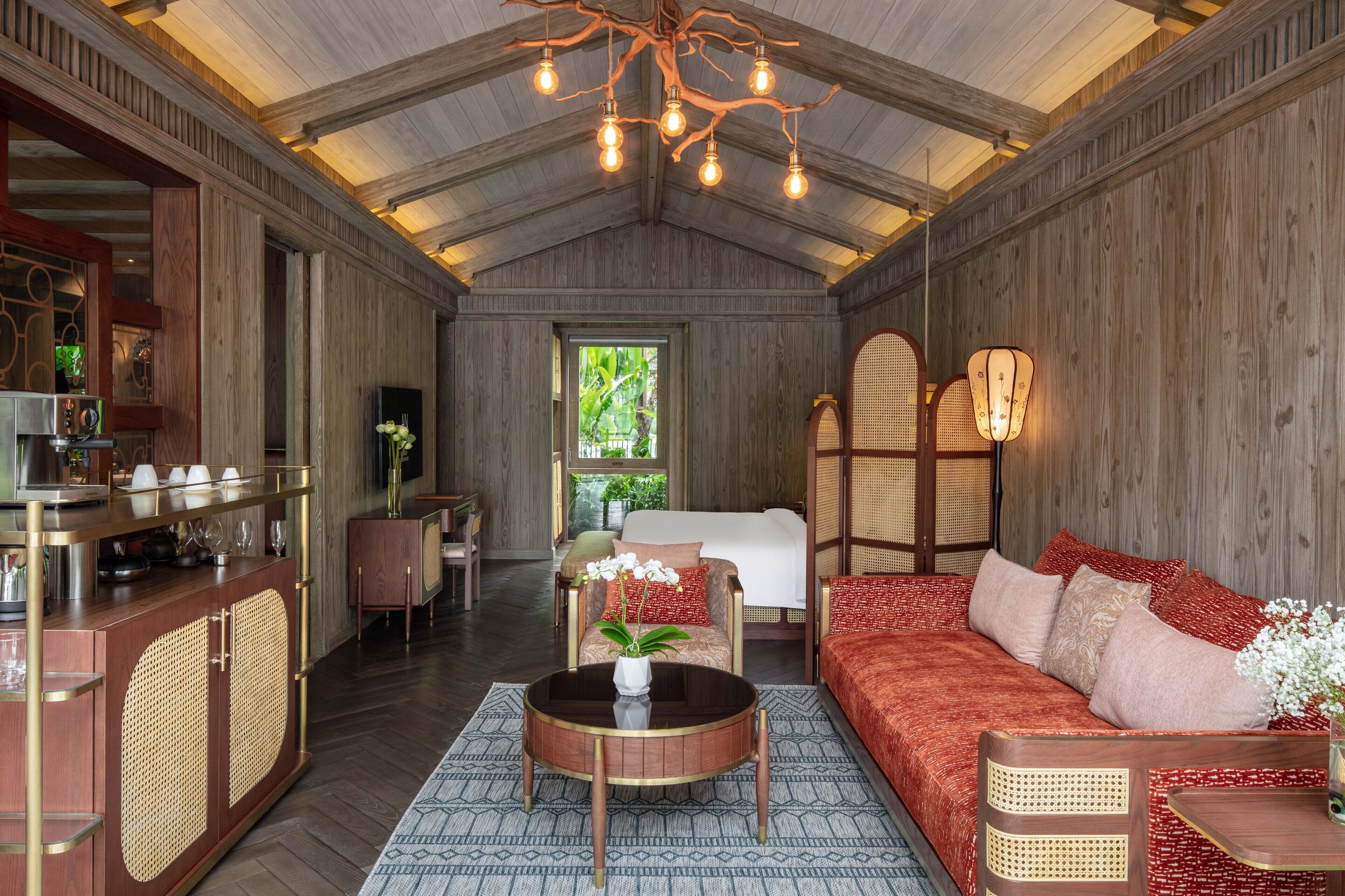 riverfront pool villa | 2 bedrooms, premium bedding, down duvets, minibar