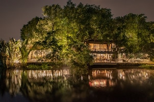 Front of property - evening/night