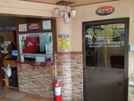 Interior entrance