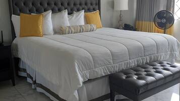 1 bedroom, premium bedding, Tempur-Pedic beds, individually decorated