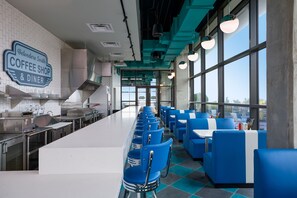 Breakfast, lunch, brunch served; ocean views