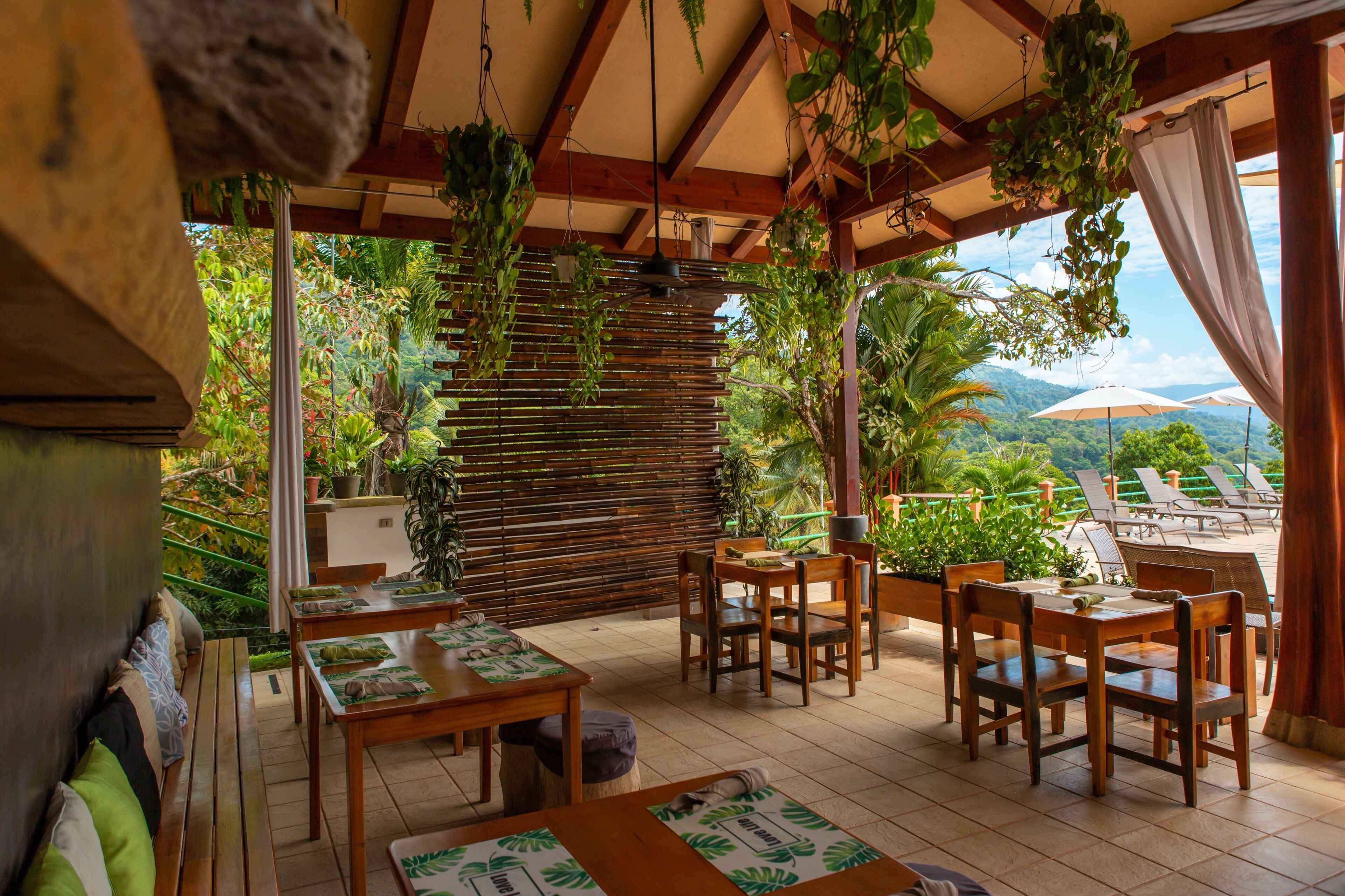 breakfast, lunch, dinner served; pool views