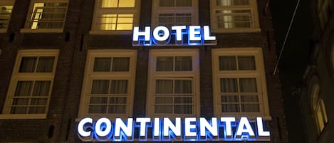 Front of property – evening/night