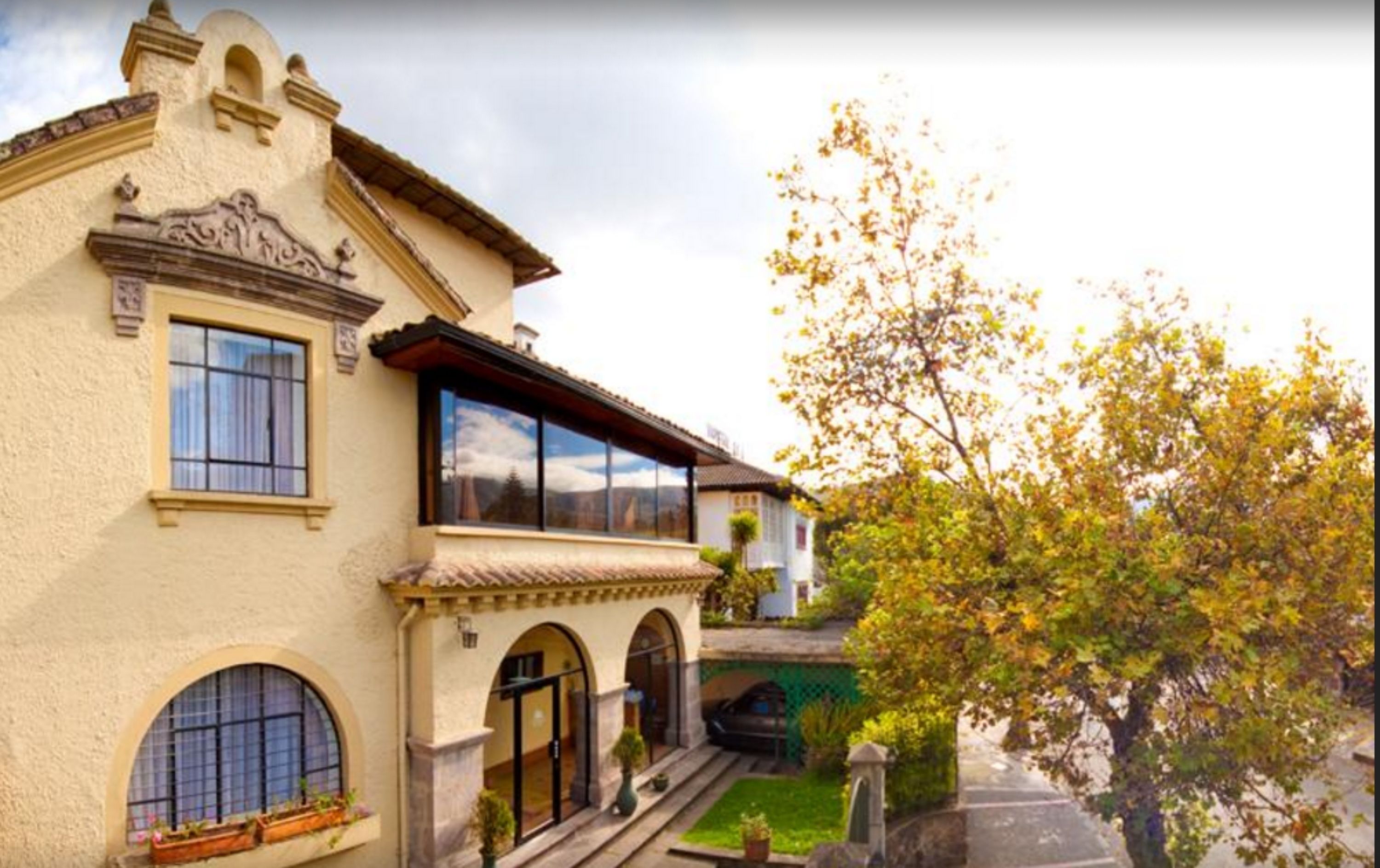 Façade de l’hébergement