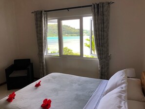 Standard Villa, 2 Bedrooms, Kitchen, Ocean View | 1 bedroom, in-room safe, desk, blackout drapes - Sailfish Beach Villas (Mahé Island)
