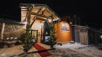Majoituspaikan julkisivu