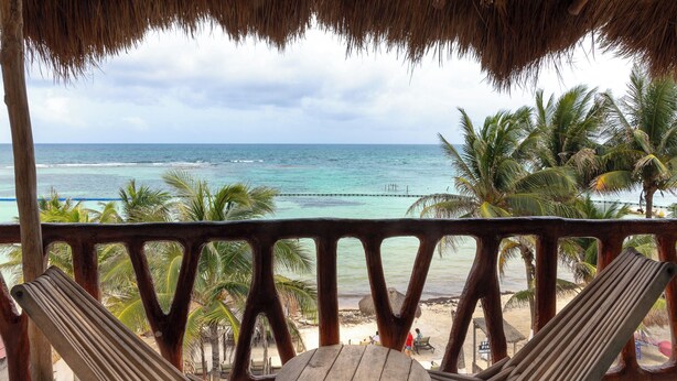 Sea View, 1 Queen Bed | Terrasse/patio