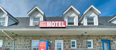 Voorkant van accommodatie