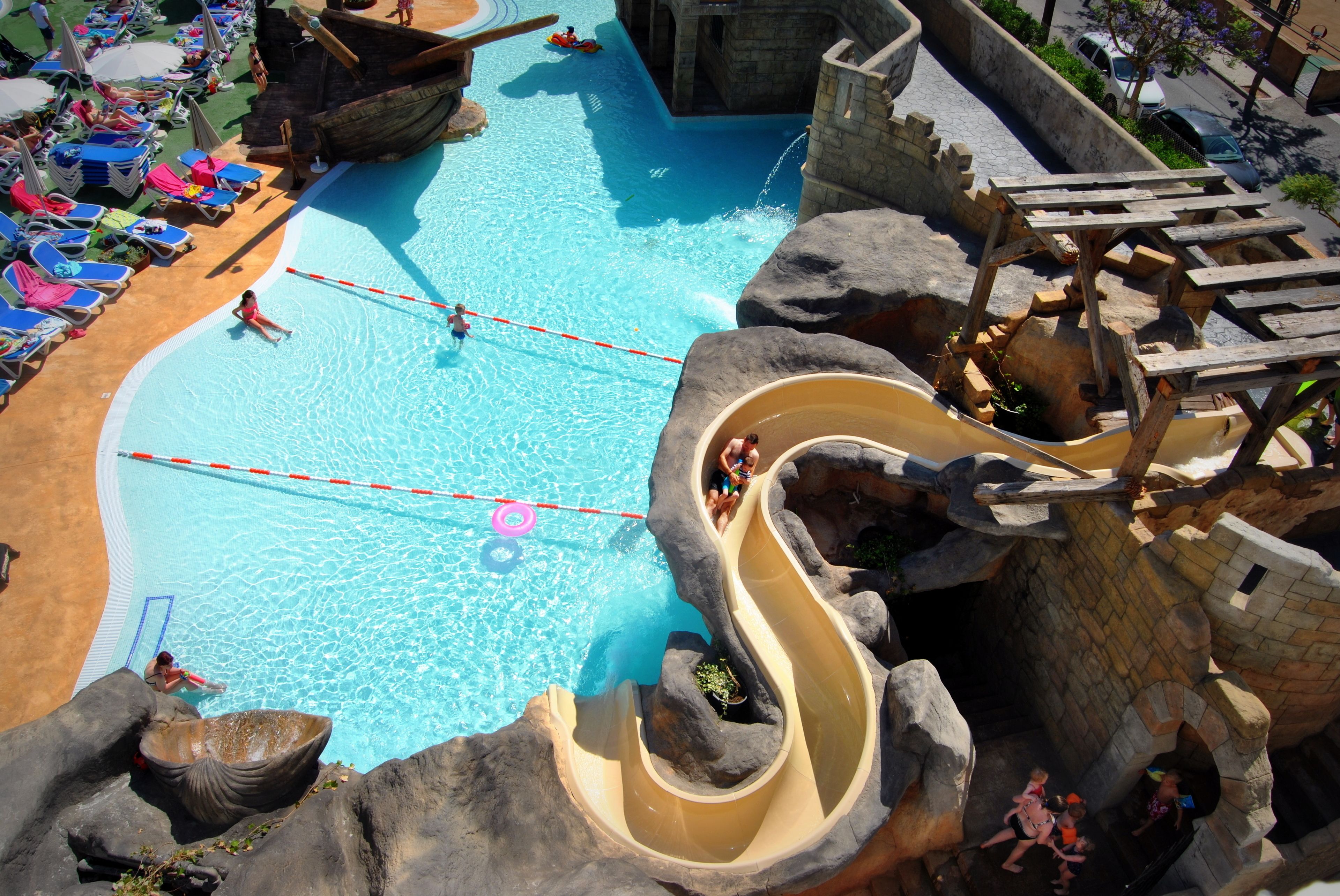 Toboggan aquatique
