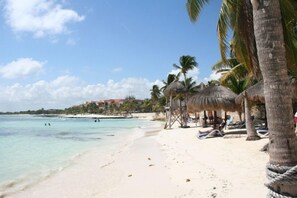 Beach nearby, white sand, fishing