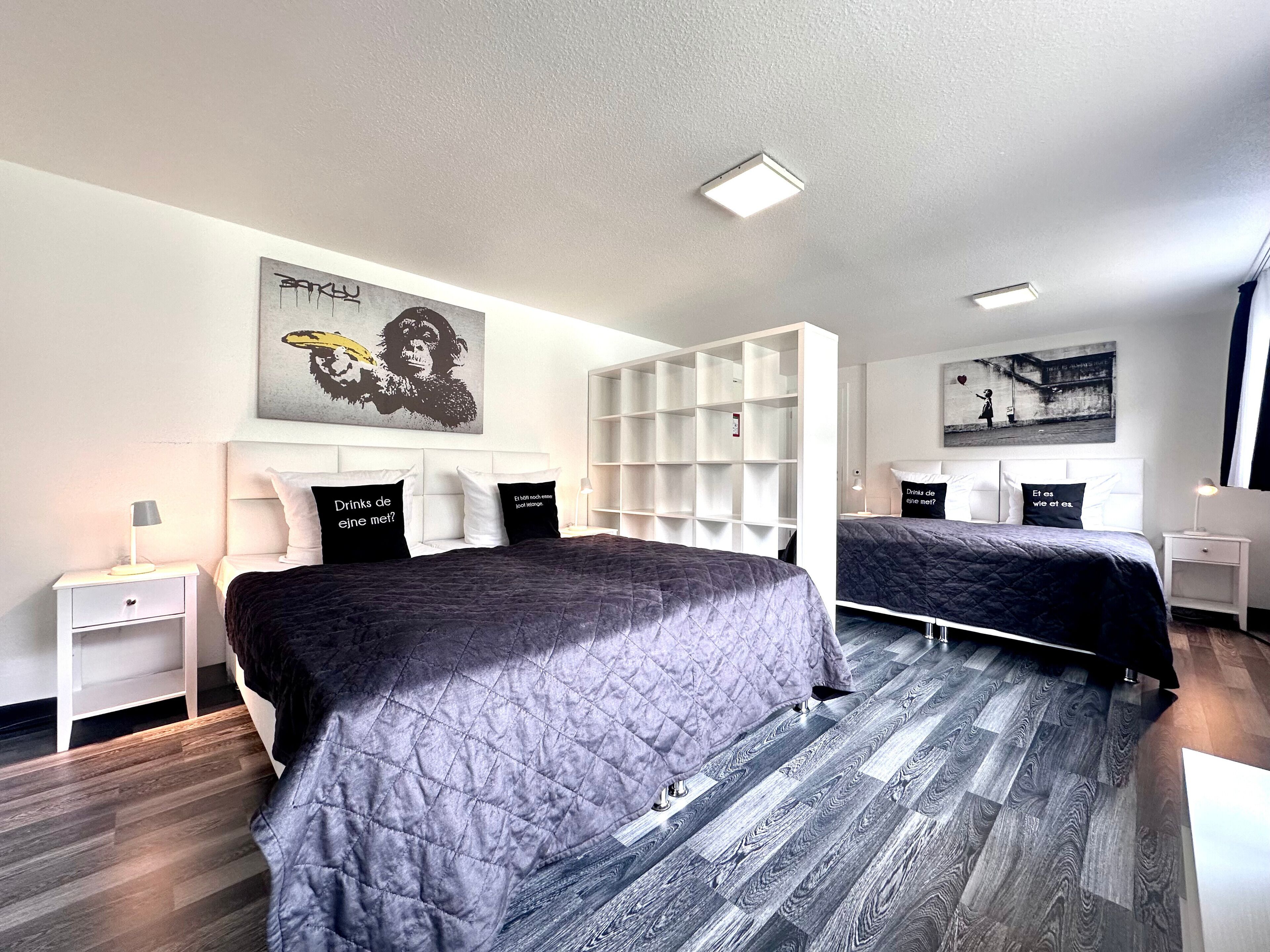 Studio for 4 people | Hypo-allergenic bedding available, desk, laptop workspace