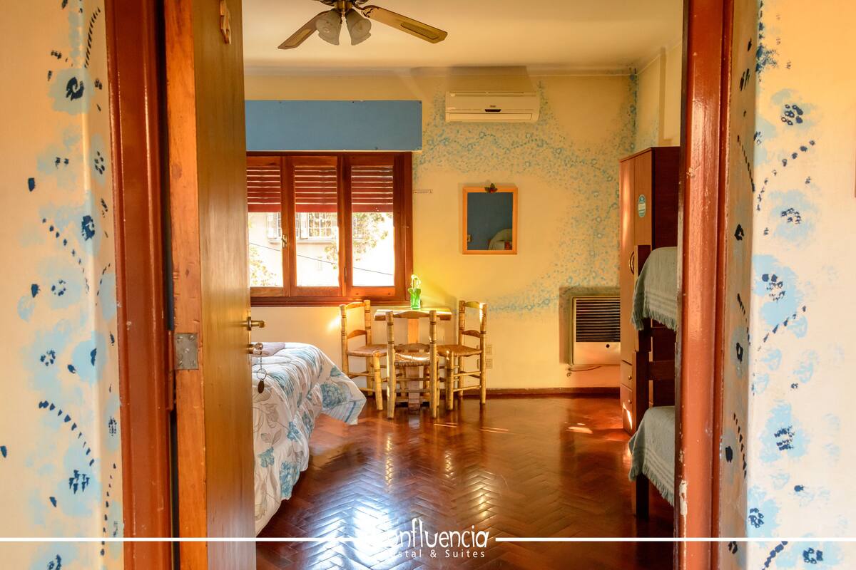 Caja fuerte, escritorio, sistema de insonorización y wifi gratis