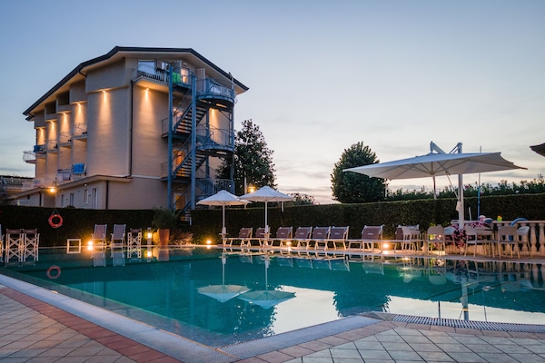 Front of property – evening/night