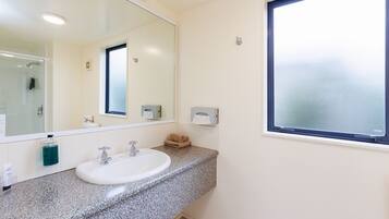 Free toiletries, hair dryer, towels, soap