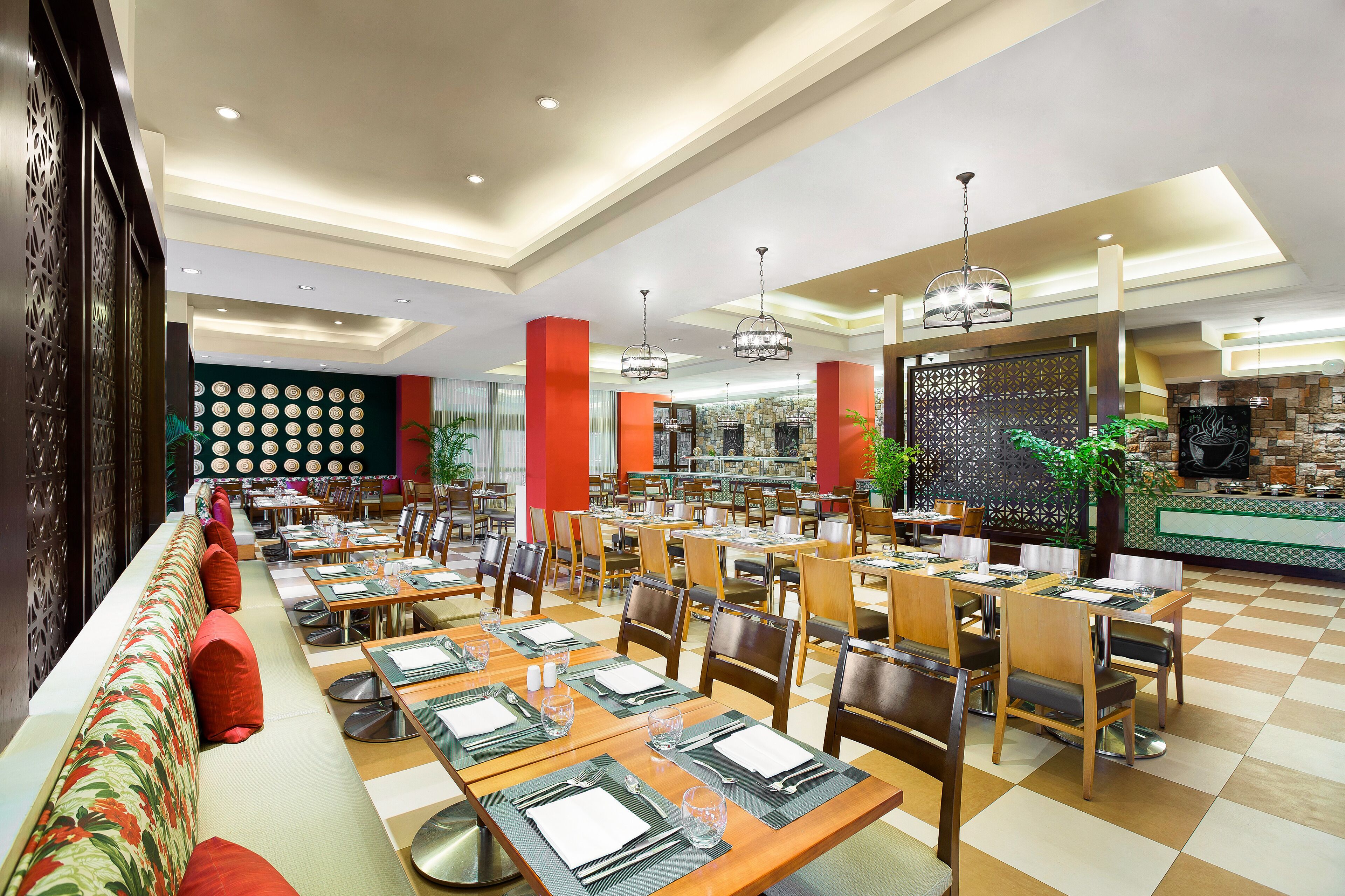 Daily buffet breakfast for a fee