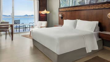Draps en coton égyptien, couette en duvet d'oie, surmatelas