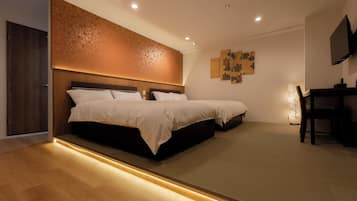 Camera quadrupla, non fumatori (Child 6-11 use existing bed 1500 JPY) | Con arredamento individuale, Wi-Fi gratuito, lenzuola