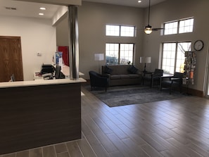 Lobby sitting area