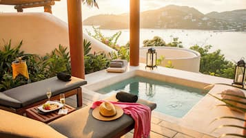 Junior Suite, 1 King Bed, Terrace, Ocean View | Terrace/patio