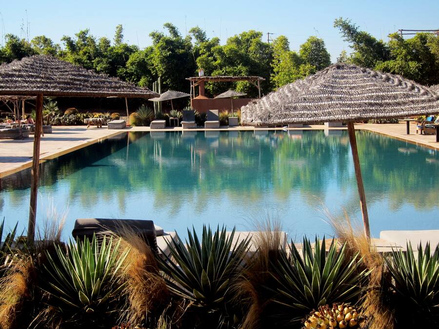 Vue depuis lâhĂ©bergement