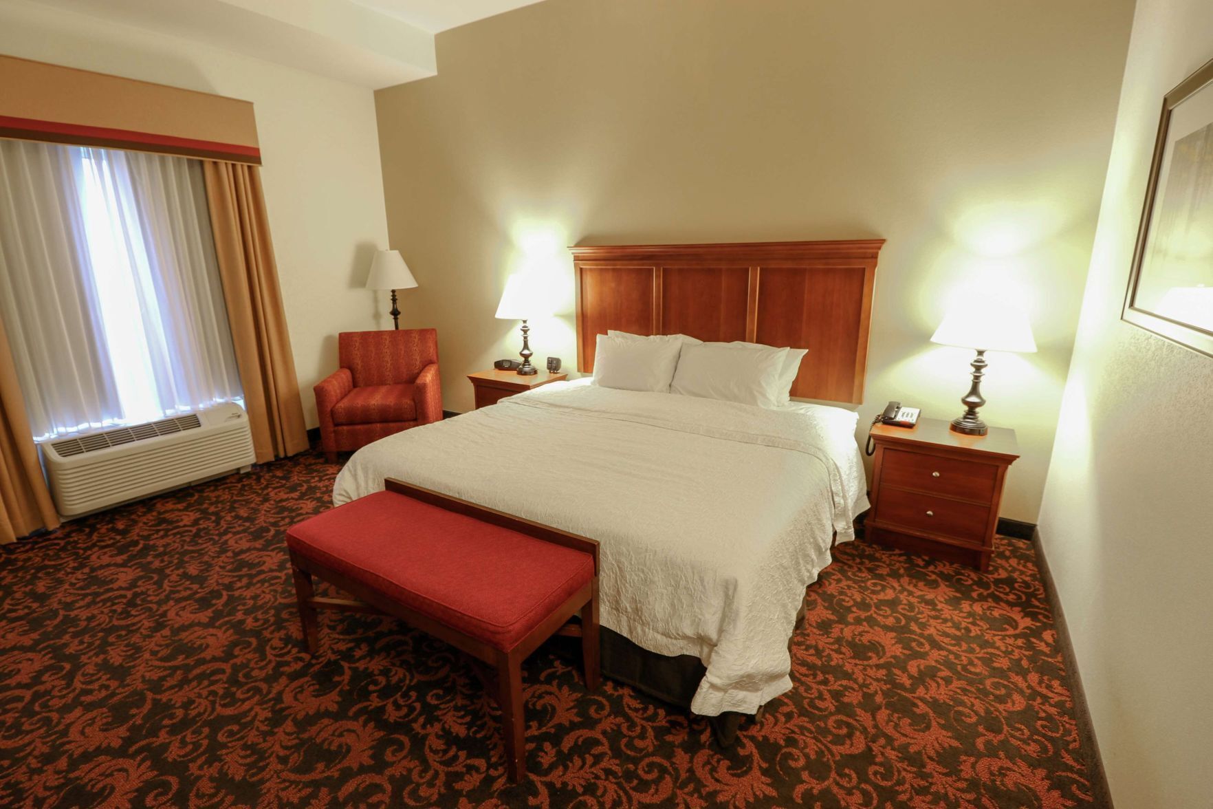 In-room safe, desk, blackout drapes, iron/ironing board