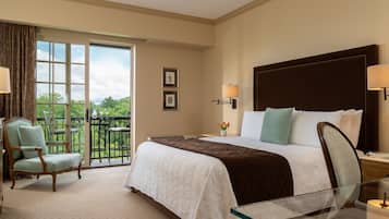 Habitación Deluxe, 1 cama King size, balcón | Ropa de cama de alta calidad, camas con pillow-top y minibar