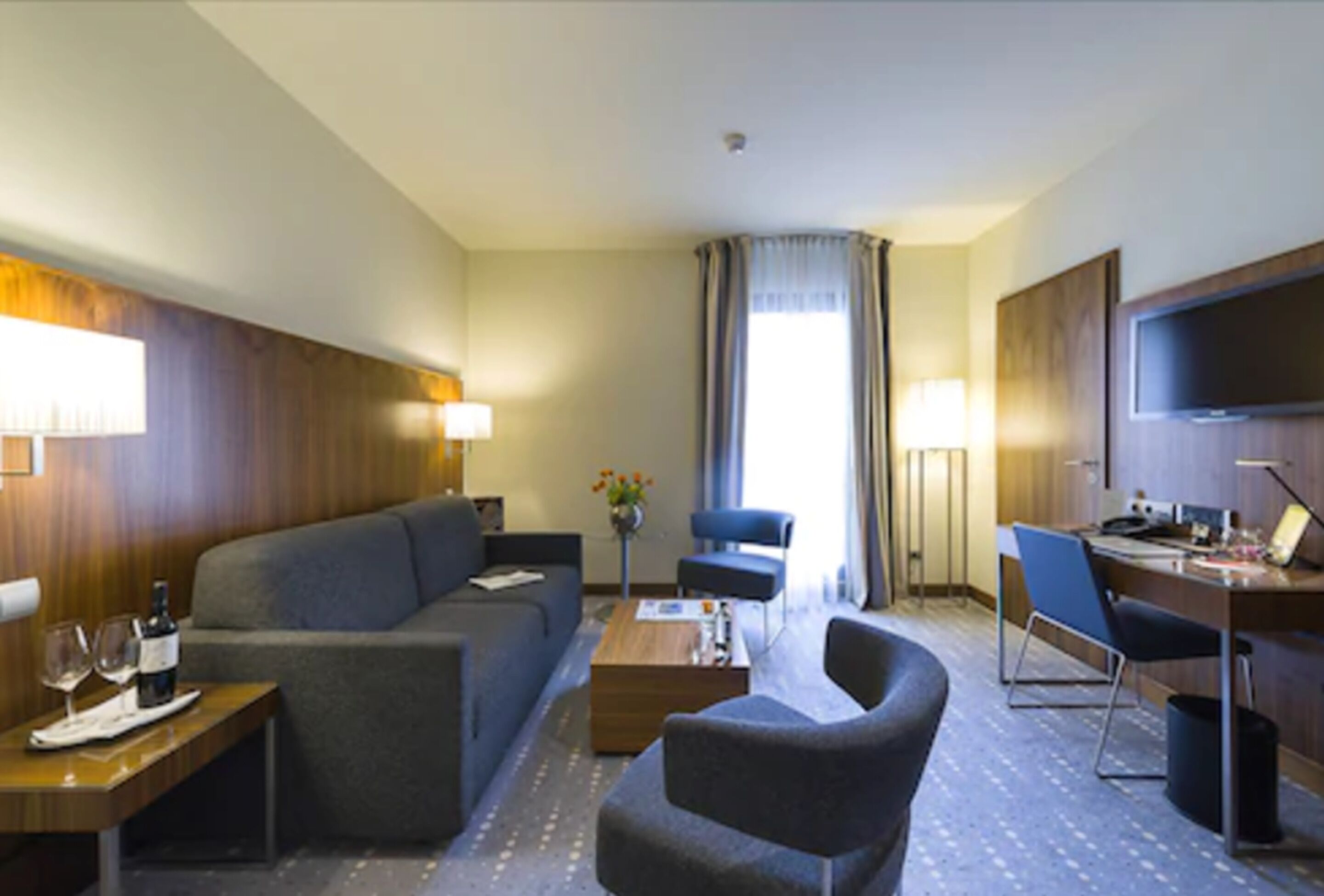 spacious family | in-room safe, desk, blackout curtains, soundproofing