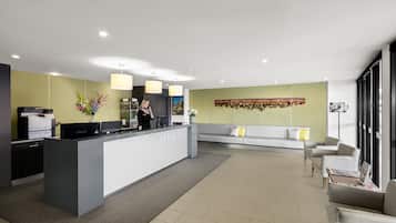 Check-in/check-out kiosk