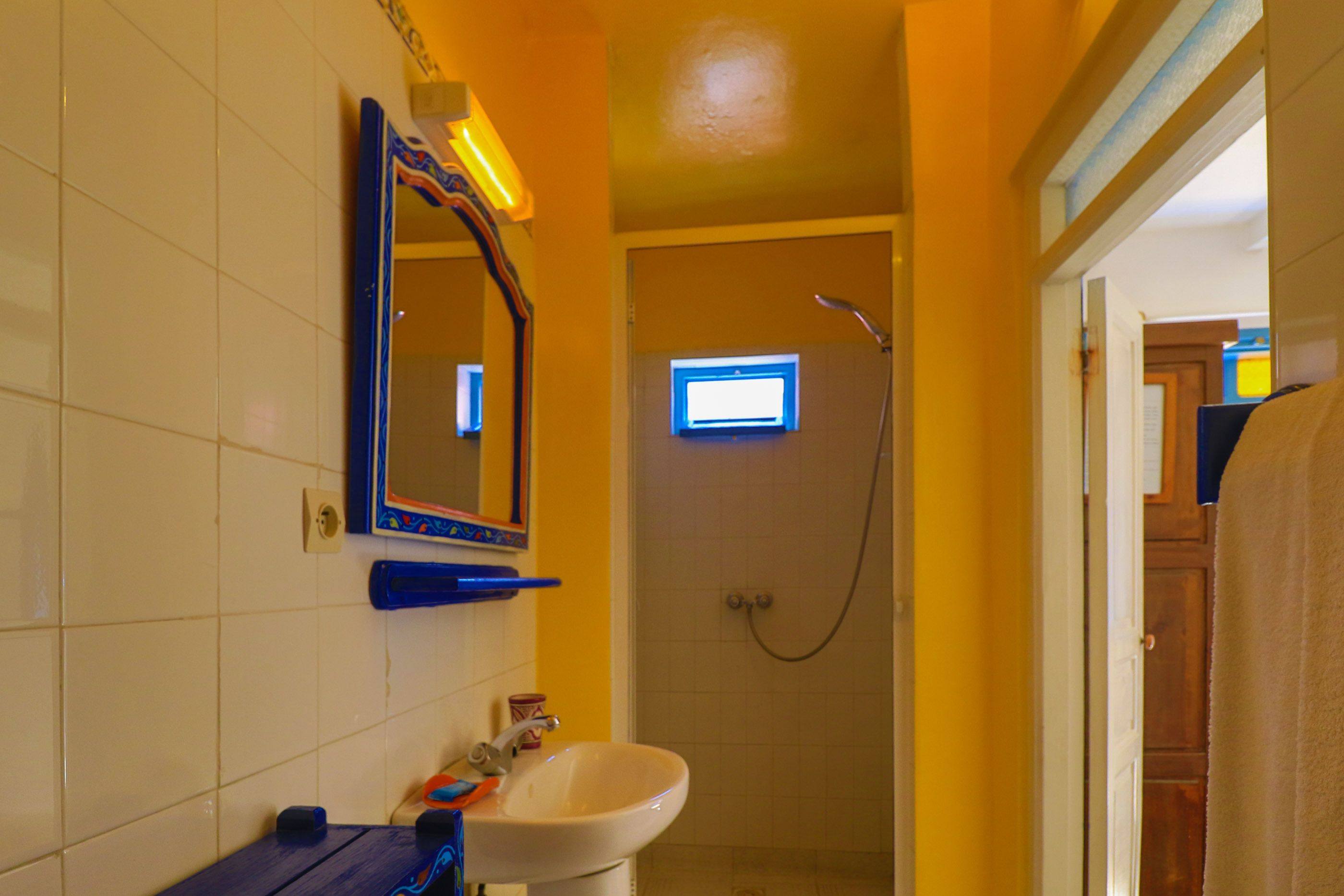 comfort double room, ensuite | bathroom | shower, free toiletries, hair dryer, towels