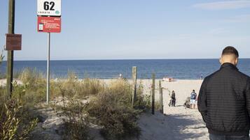 Walking distance to the beach, this property offers access to the shore.