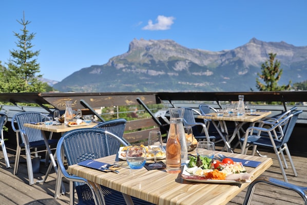 Uitzicht vanuit accommodatie