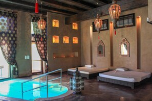 Sauna, bain à remous, hammam, hammam, soins corporels