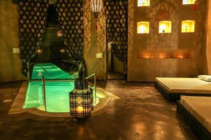 Sauna, hot tub, steam room, Turkish bath, body treatments