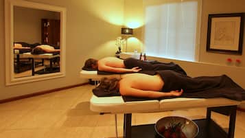 Sale per trattamenti di coppia, trattamenti per il corpo, aromaterapia