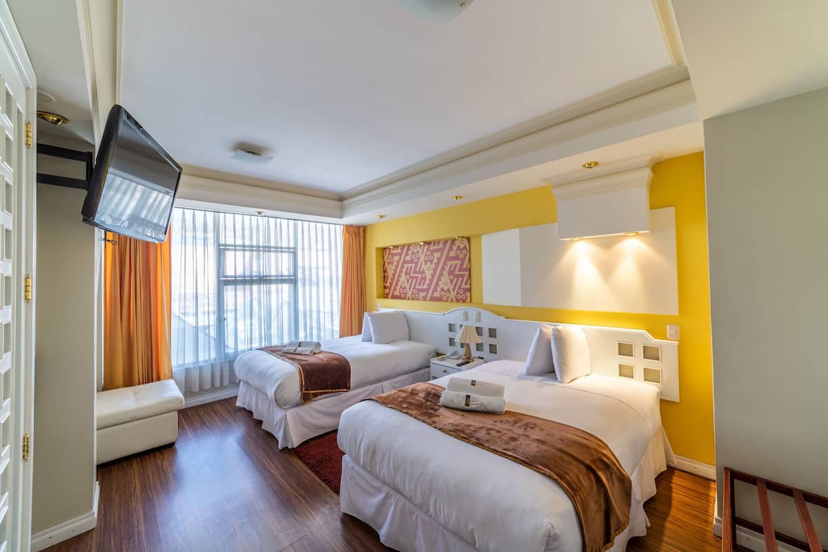 Economy Quadruple Room | In-room safe, free WiFi, bed sheets