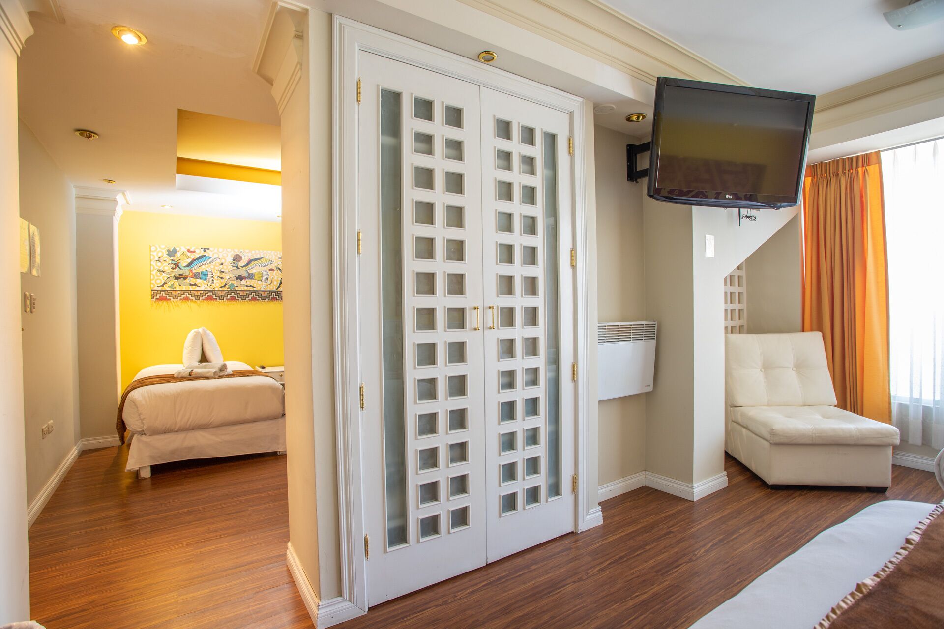 economy quadruple room | 1 bedroom, in-room safe, free wifi, bed sheets