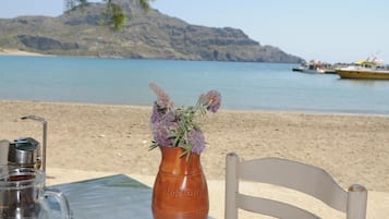 Beach nearby, beach umbrellas