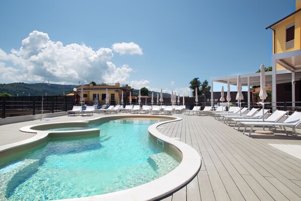 Seasonal outdoor pool