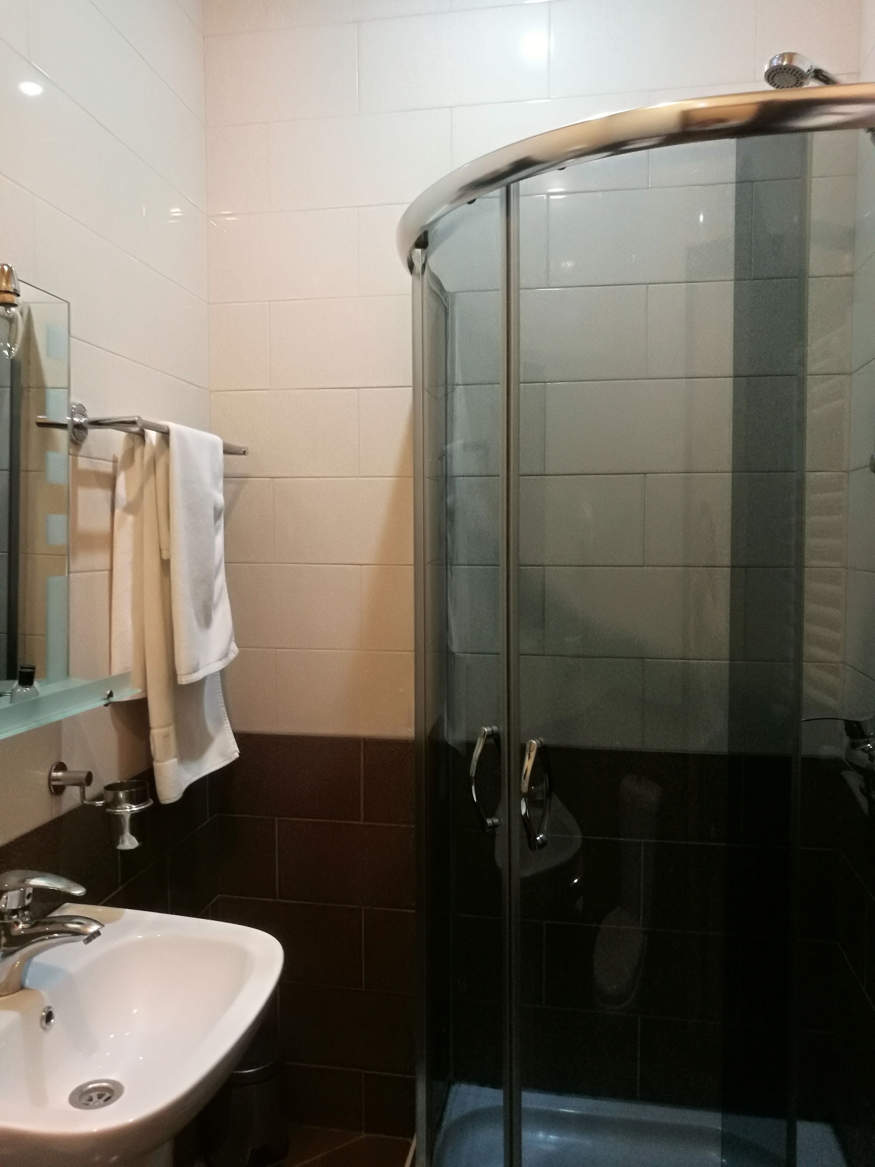 shower, free toiletries, hair dryer, slippers