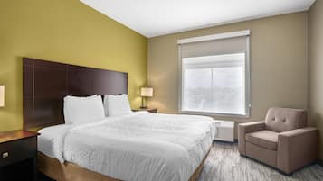 Suite, 1 King Bed, Non Smoking, Refrigerator & Microwave (with Sofabed) | In-room safe, desk, iron/ironing board, free cots/infant beds