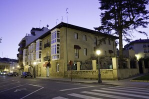 Front of property – evening/night